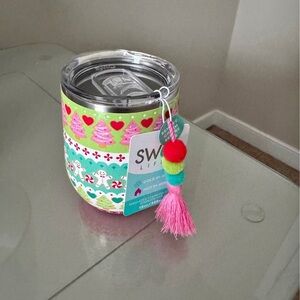 Swig Life Holiday Tumbler - Green and Pink